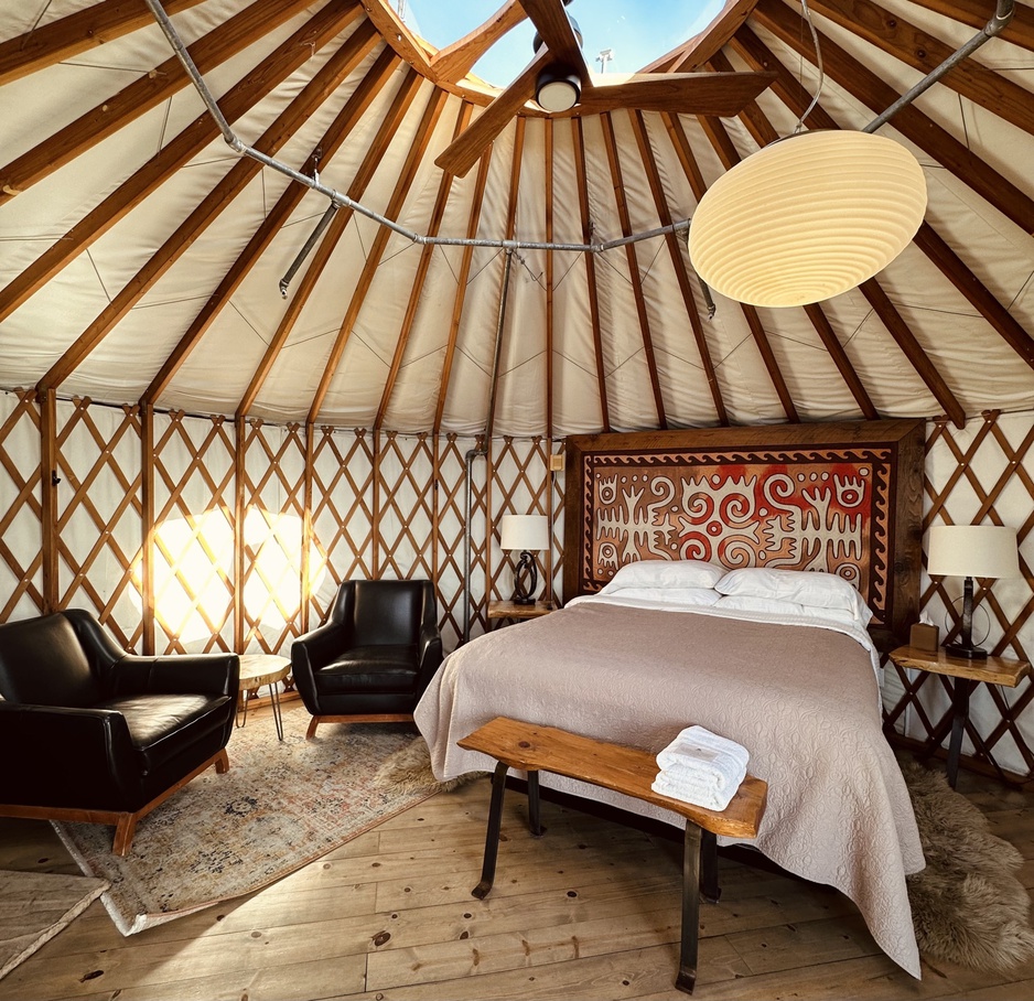 Treebones Resort Yurt Interior