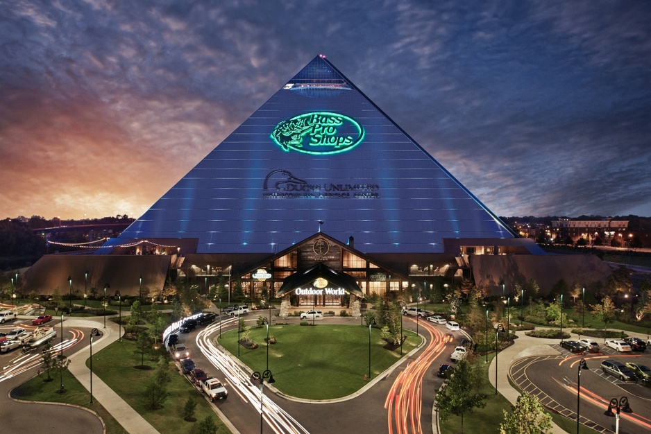 Memphis Pyramid at Twilight