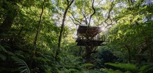 Treeful Treehouse Sustainable Resort In The Jungles Of Okinawa