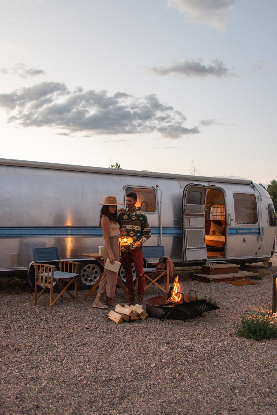 Ofland Escalante Airstream & Fire Pit