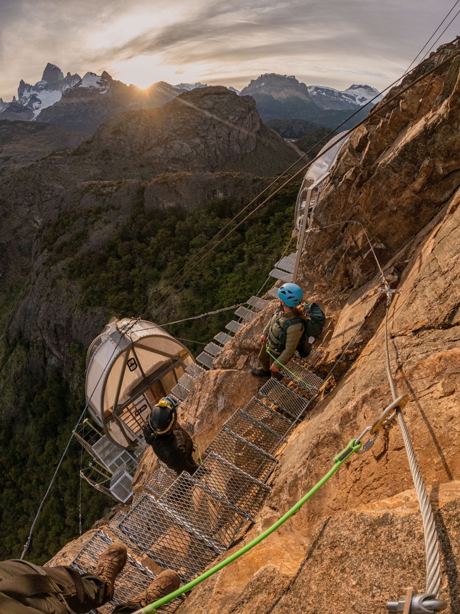 OVO Patagonia - Descending to the Capsules