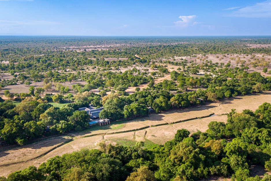 Mfuwe Lodge Aerial