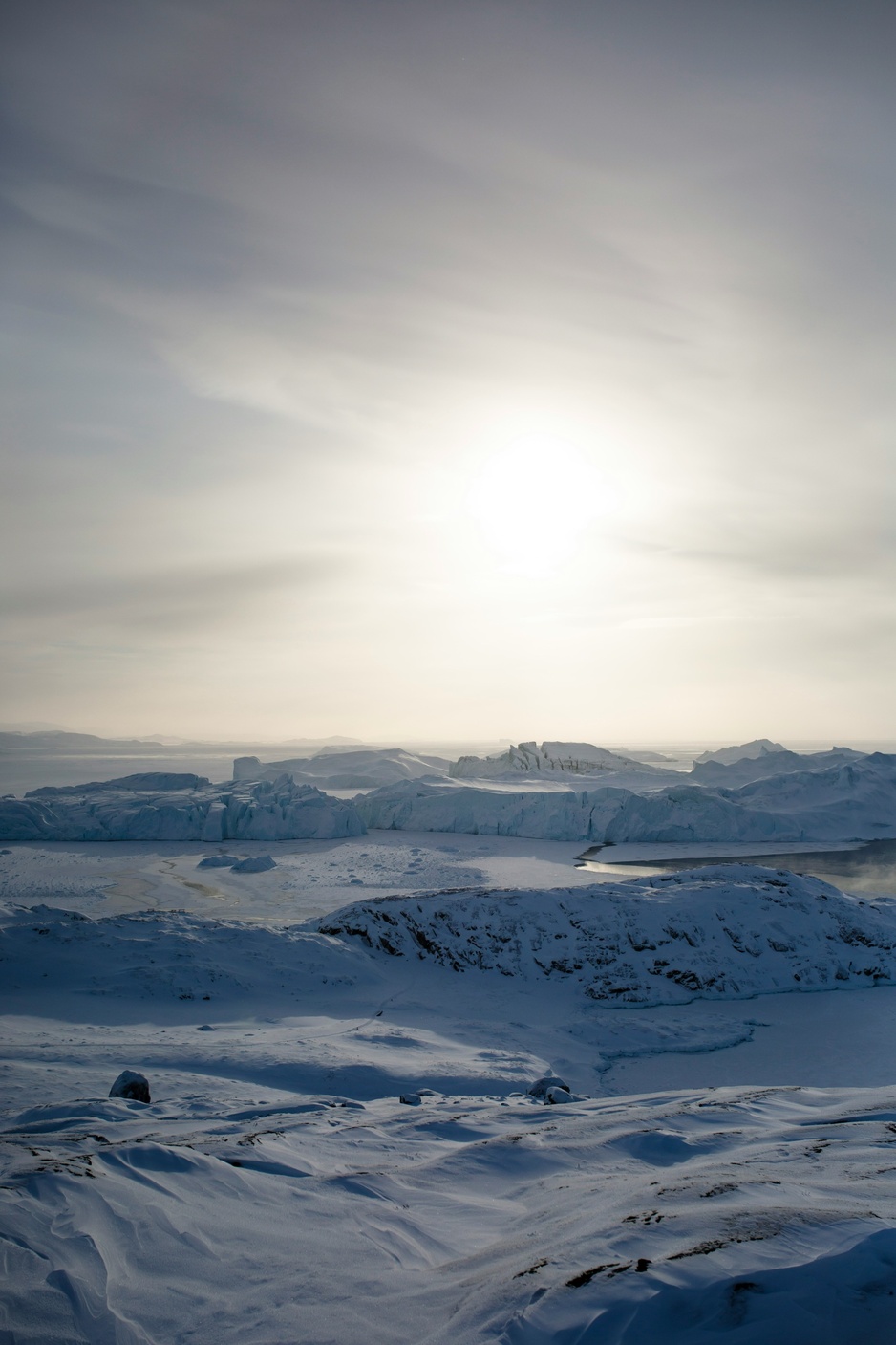 Icebergs around Ilulissat
