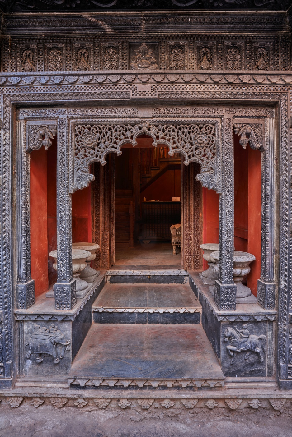 Kaladwas Lal Haveli Historic, Handcrafted Stone Entrance