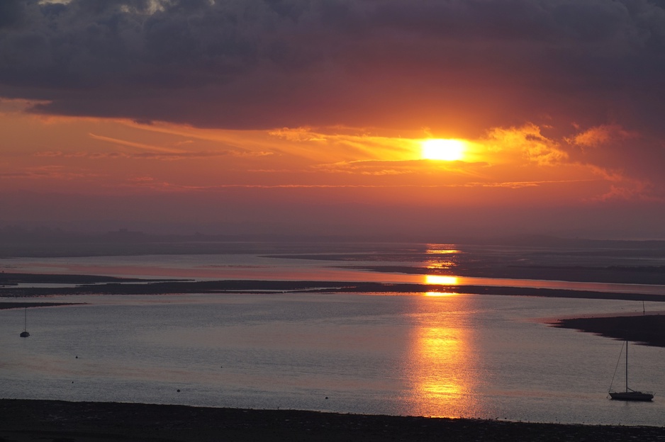 Kerbel Lighthouse Sunset Panorama of the Atlantic Ocean