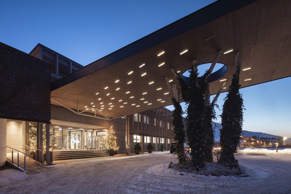 Krallerhof Hotel Main Entrance