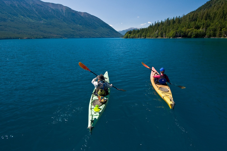 Chilko Lake kayaking