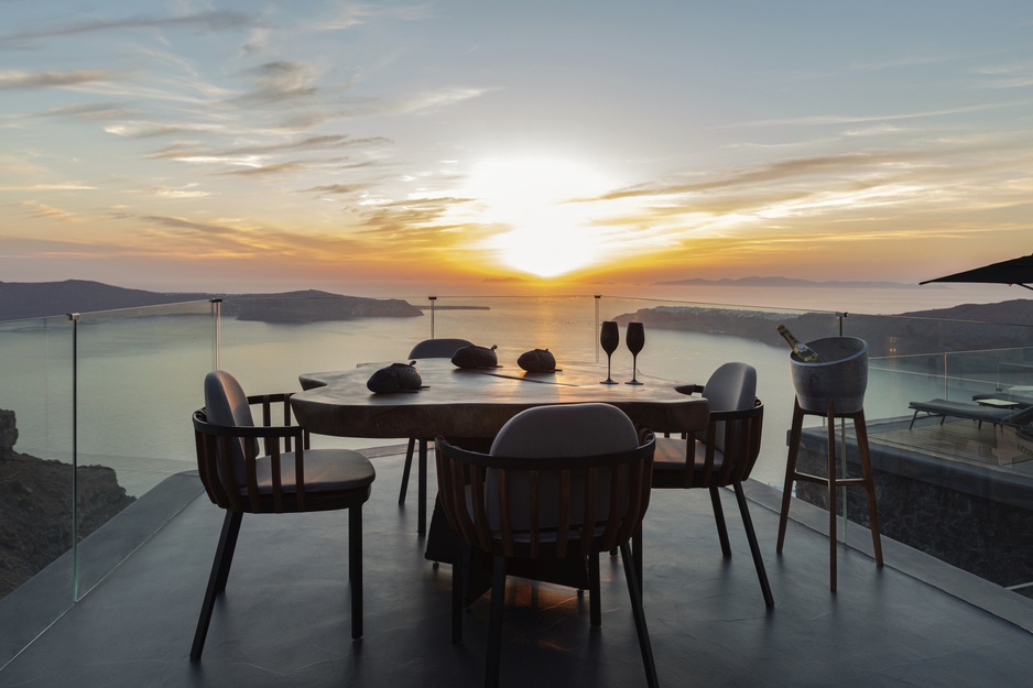 Kivotos Santorini - Mavro Restaurant Private Dining