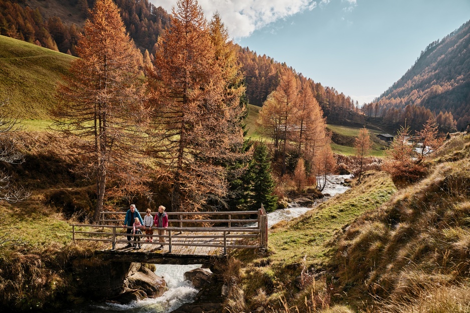 Hiking in Casteldarne, Italian Alps