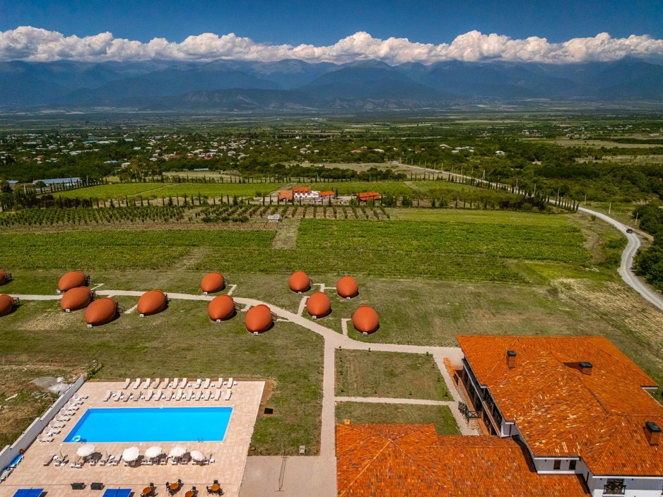 Hotel Qvevrebi Aerial