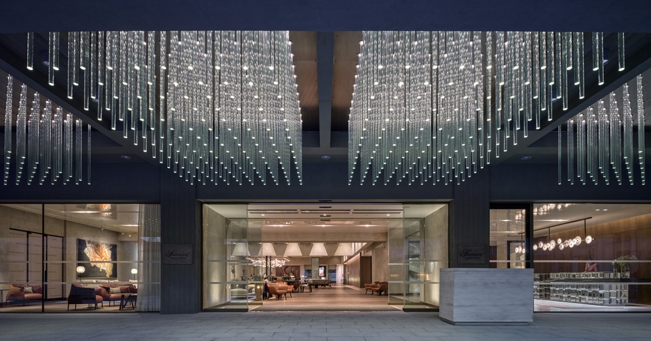 The Fairmont Golden Prague Hotel "Heaven" Light Installation