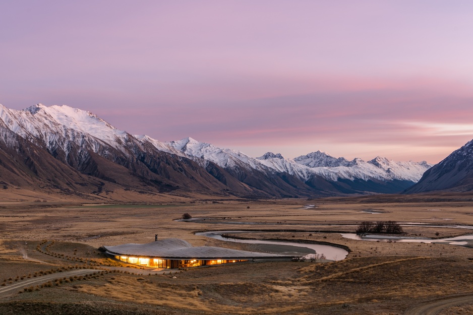 The Lindis Lodge Main Building's Unique Architecture