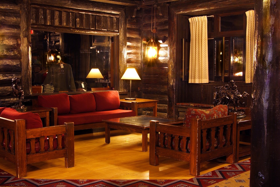 El Tovar Hotel Lobby Cozy Sofa Corner