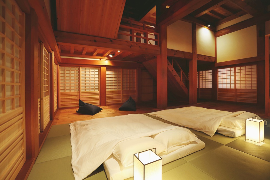 Ozu Castle Bedroom with Tatami