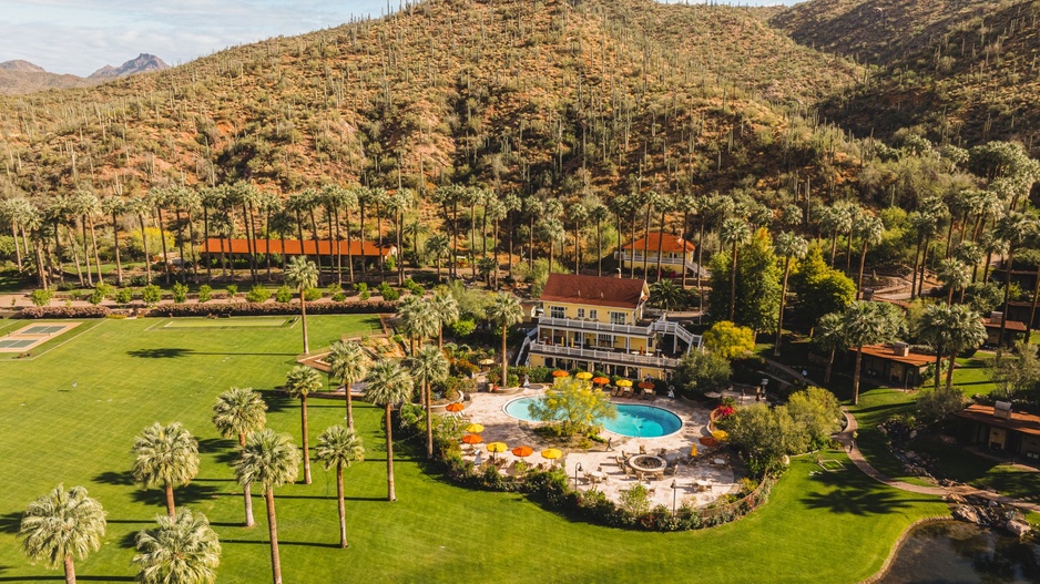 Castle Hot Springs Aerial