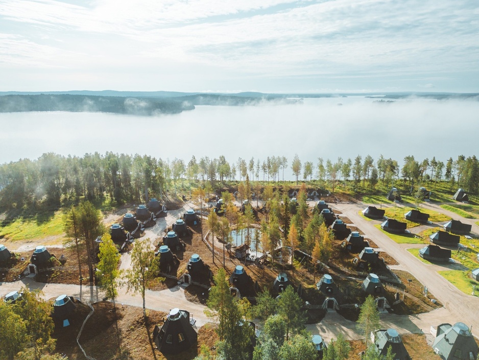Apukka Resort Summer Aerial