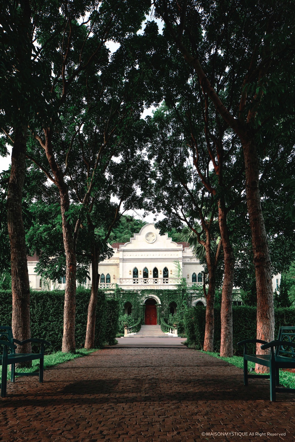 Maison Mystique's Road Leading to the Building