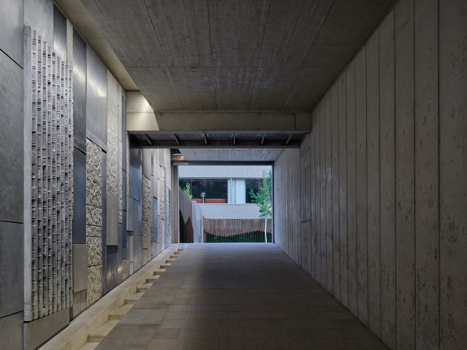 The Fairmont Golden Prague Hotel's Concrete Tunnel