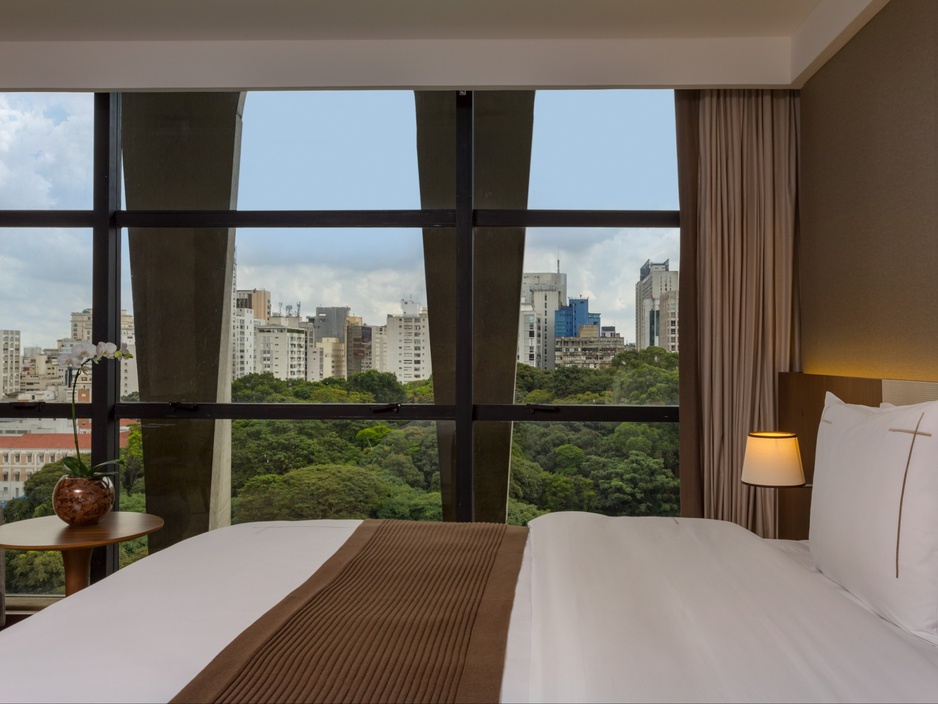 Tivoli Mofarrej São Paulo Hotel Executive Suite Garden View Bedroom