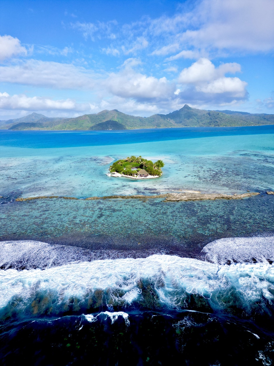 Eden Private Island Taha'a Aerial
