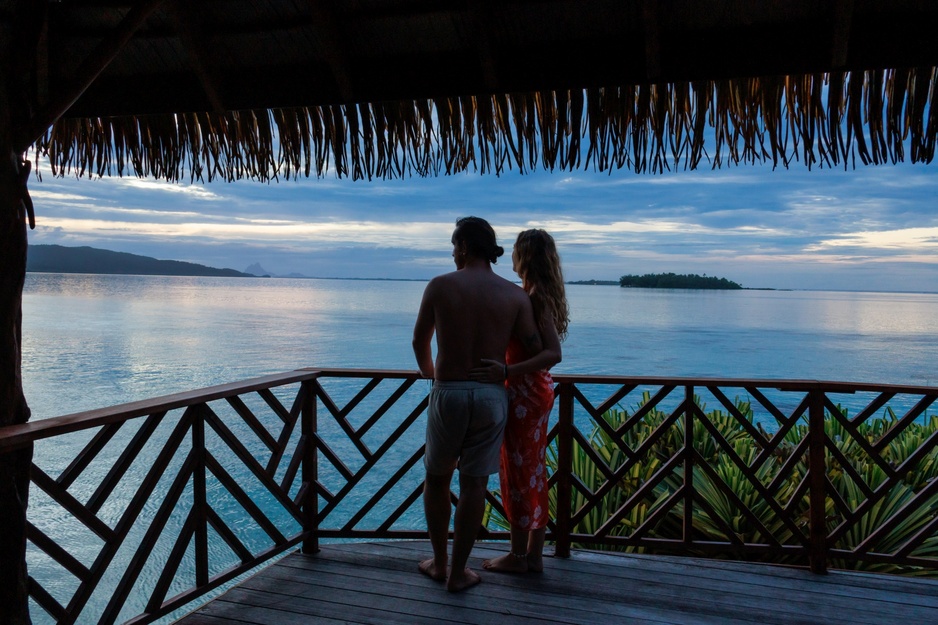 Eden Private Island Taha'a Bungalow Terrace