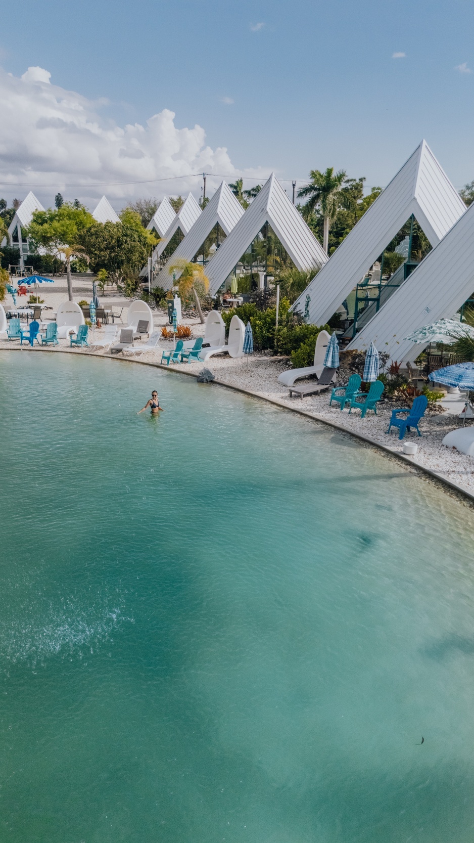 Pyramids in Florida Lake