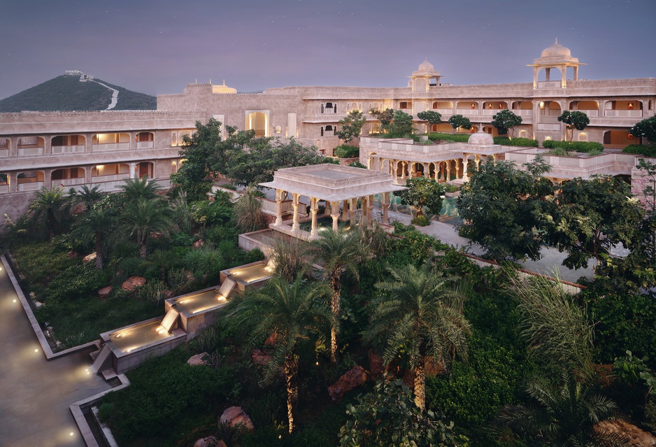 Six Senses Fort Barwara Main Courtyard