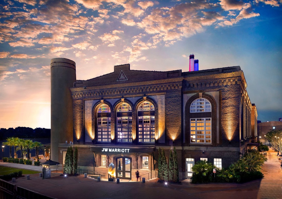 JW Marriott Savannah Plant Riverside District Hotel Power Plant Building