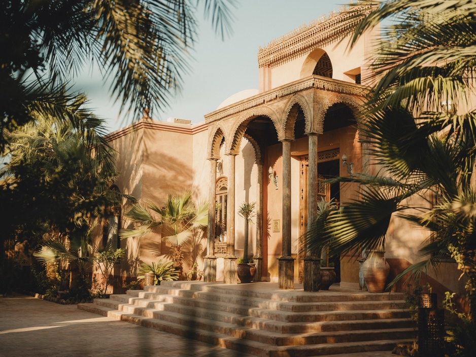Al Moudira Hotel's Entrance