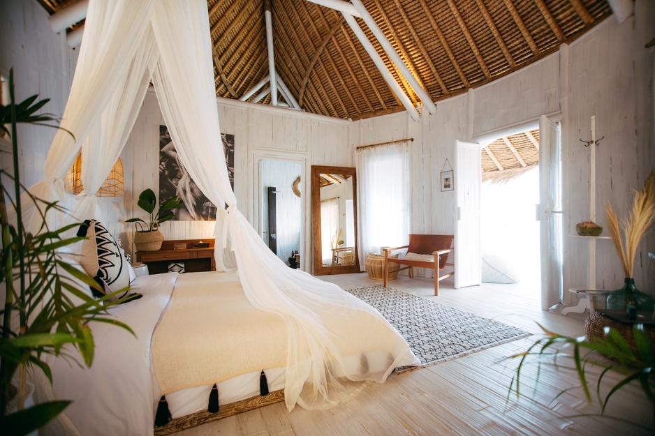 Tropical Glamping Bali - Cliffs Edge Bedroom
