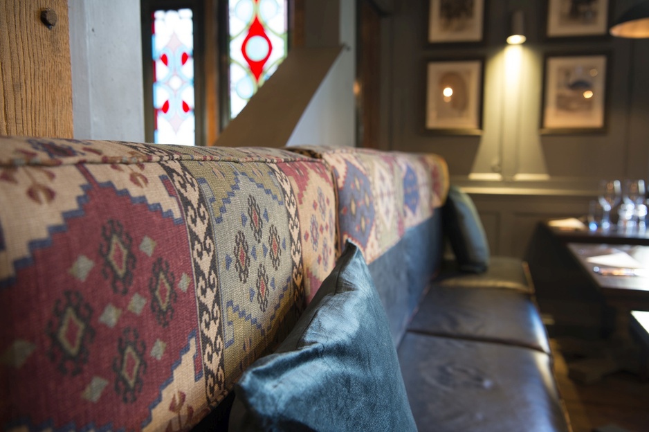 The Ostrich Inn Bar Bench