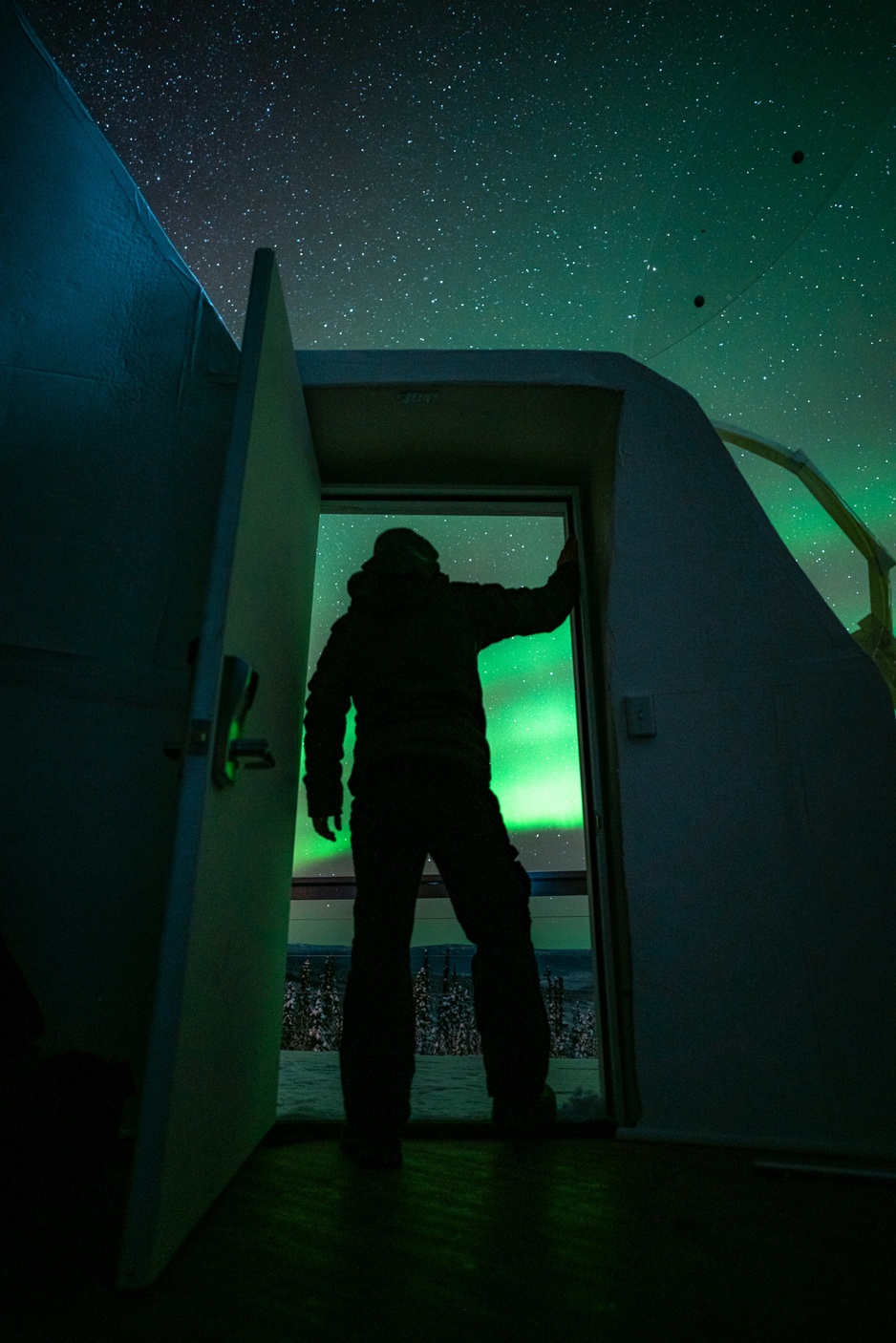 Borealis Basecamp Igloo Entrance