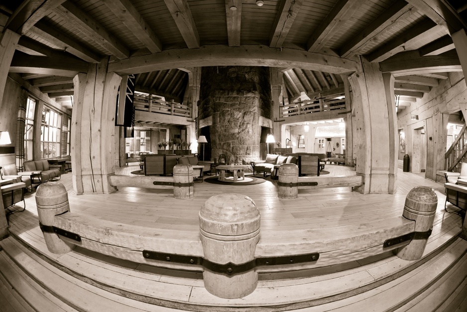 Timberline Lodge Lobby Balcony