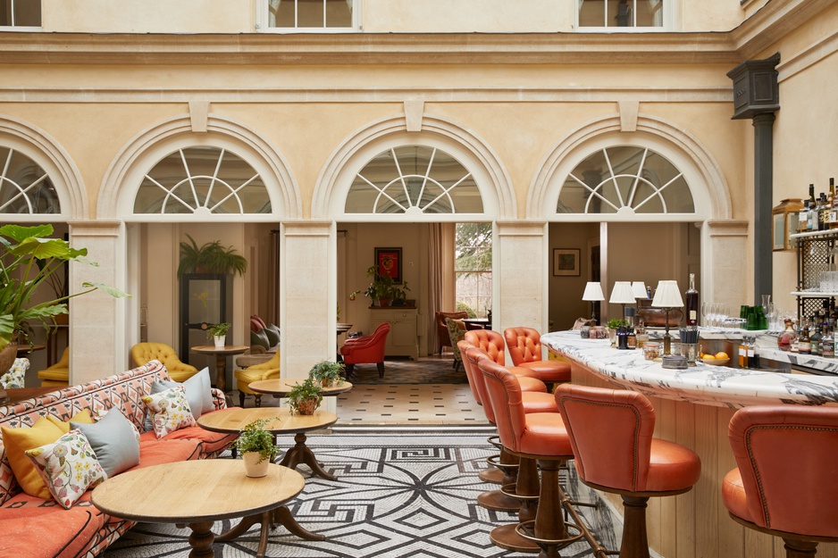 Lime Wood Hotel Courtyard Bar