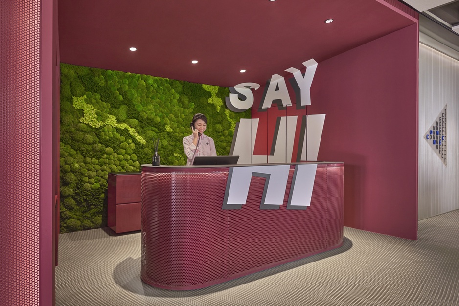 lyf one-north Singapore Say Hi Reception