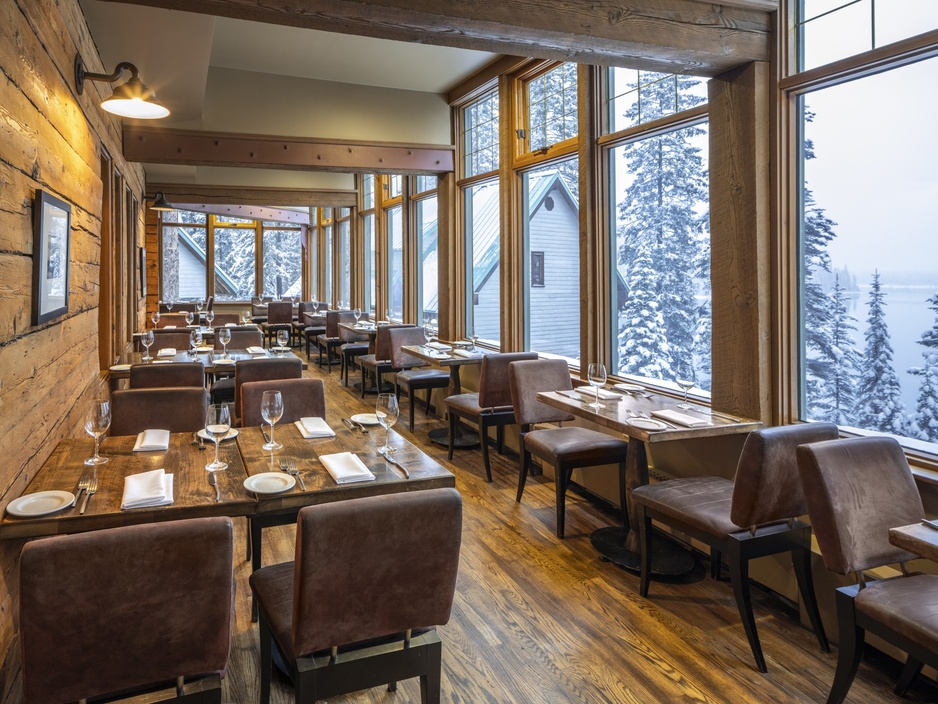 Emerald Lake Lodge The Mount Burgess Dining Room