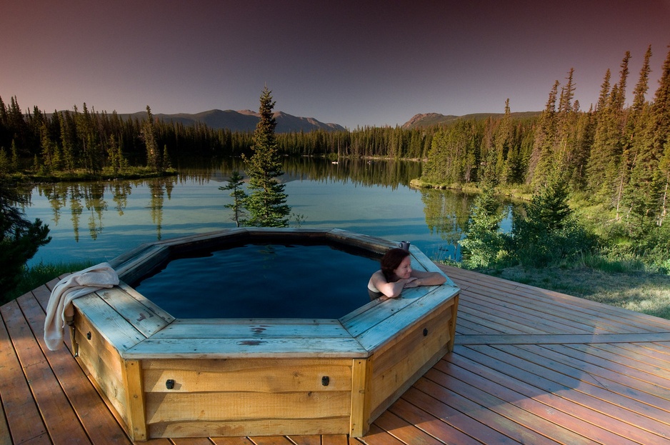 Jacuzzi in the nature