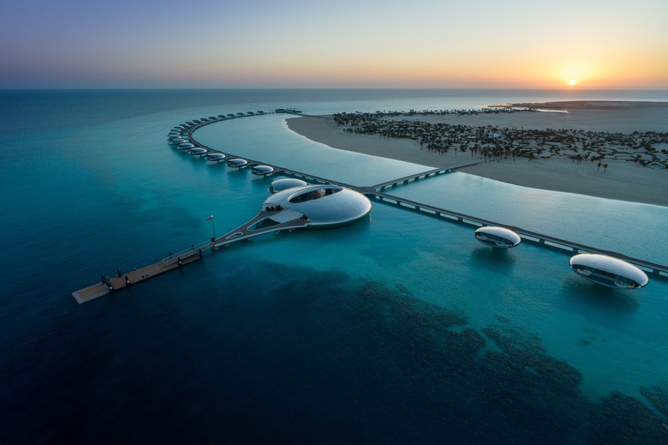 Shebara Resort - Futuristic Pods in the Red Sea
