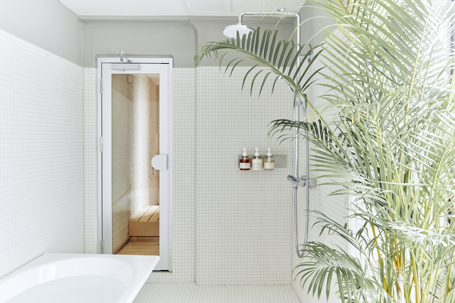 Korinkyo Hotel Bathroom With Sauna