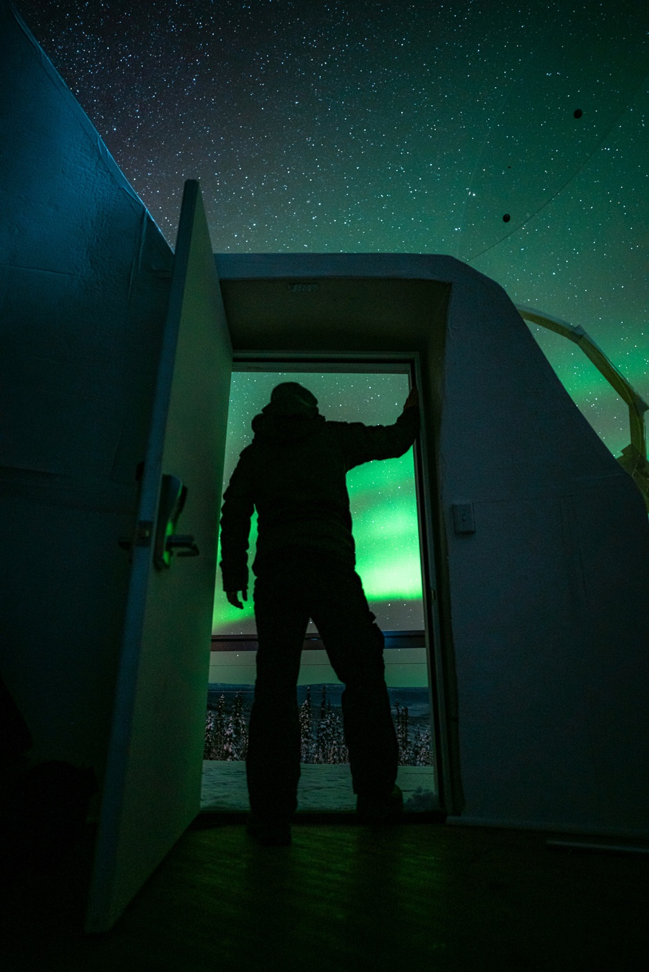 Borealis Basecamp Igloo Entrance