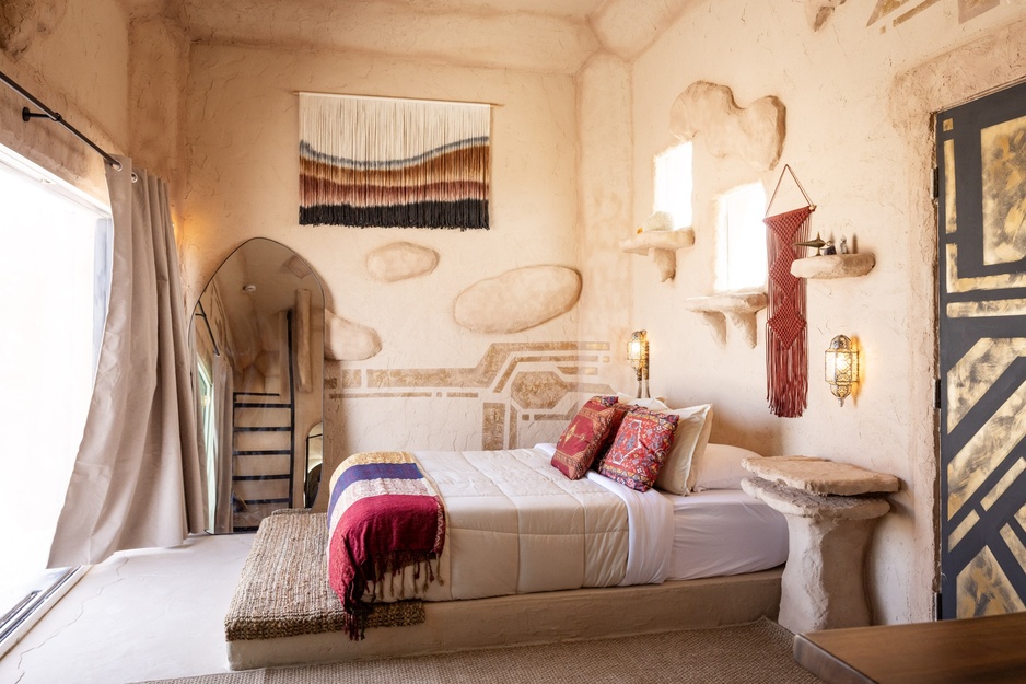 Outpost X Cave Villa Bedroom