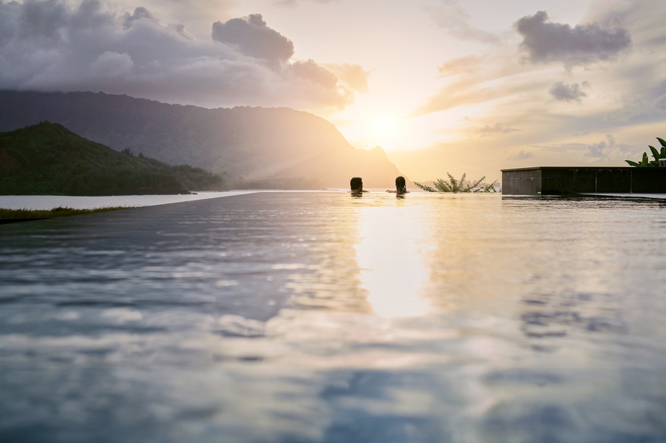 1 Hotel Hanalei Bay Infinity Pool Ocean Panorama
