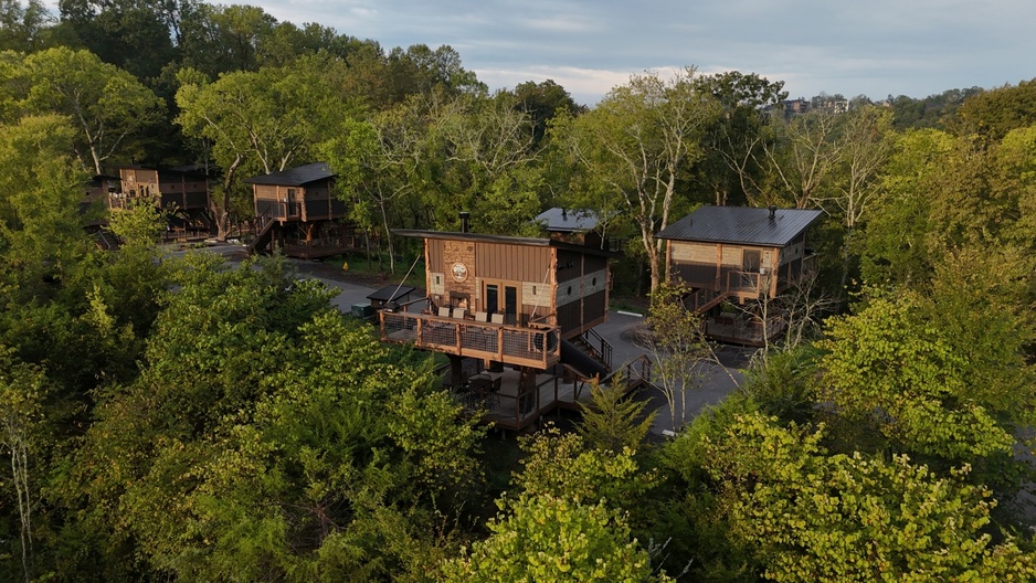 Sanctuary Treehouse Resort Aerial