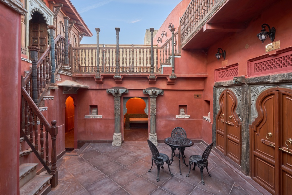 Kaladwas Lal Haveli Courtyard