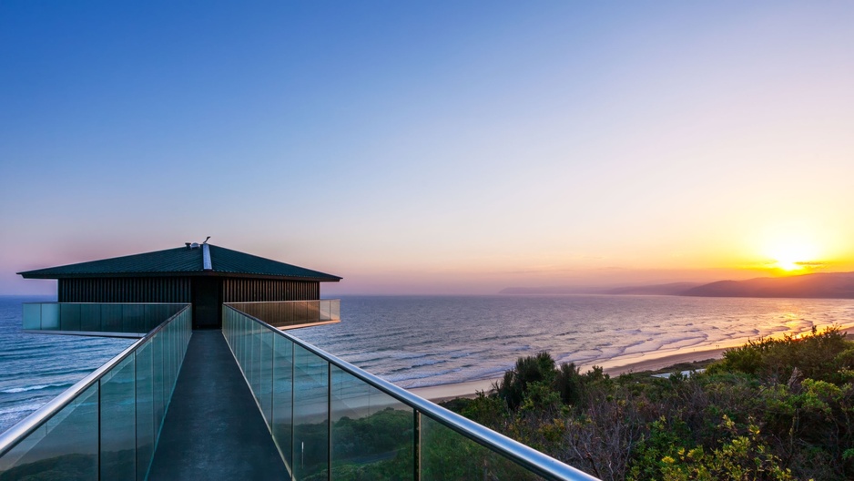 The Pole House During Sunset