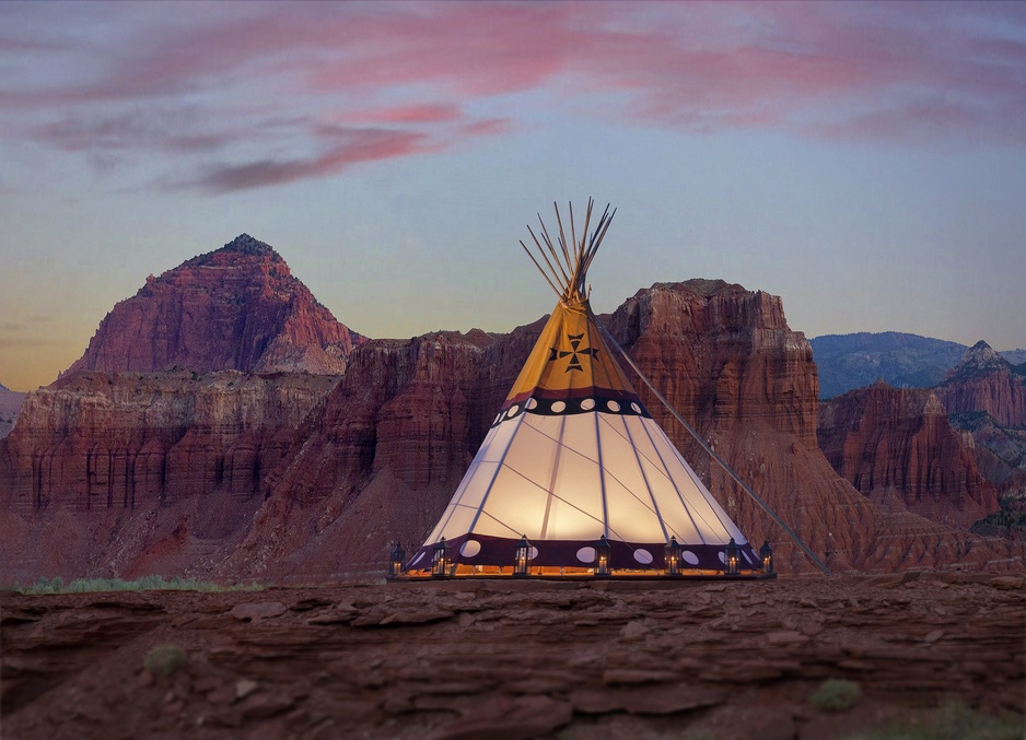 Capitol Reef Resort - Teepee Exterior