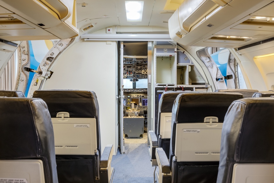 Corendon Amsterdam New-West Hotel 737 Suite Plane Interior and Cockpit
