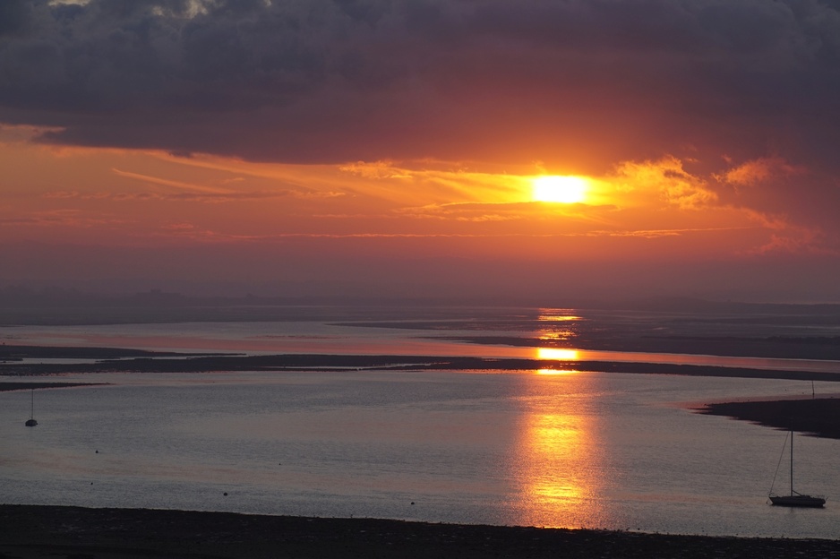 Kerbel Lighthouse Sunset Panorama of the Atlantic Ocean