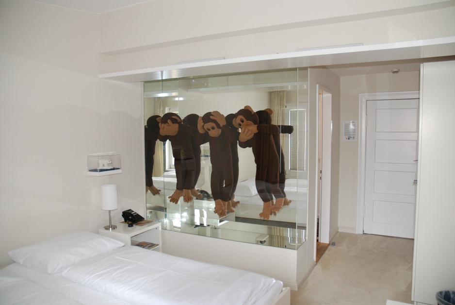 The three monkeys room