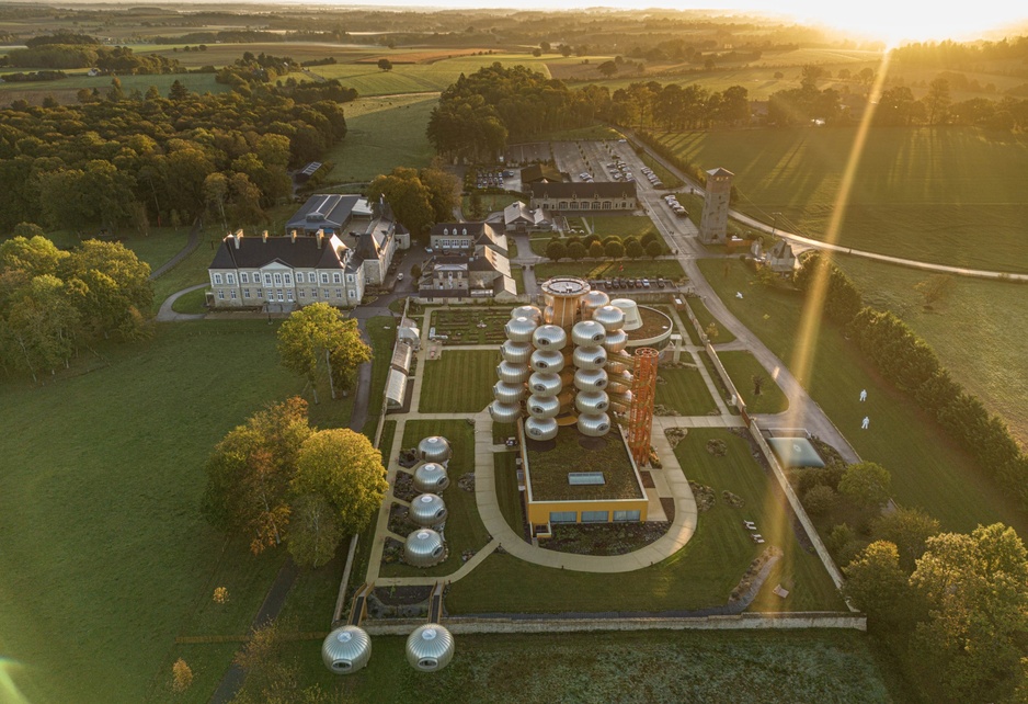 Domaine du Château des Pères & L'EssenCiel Hotel Aerial